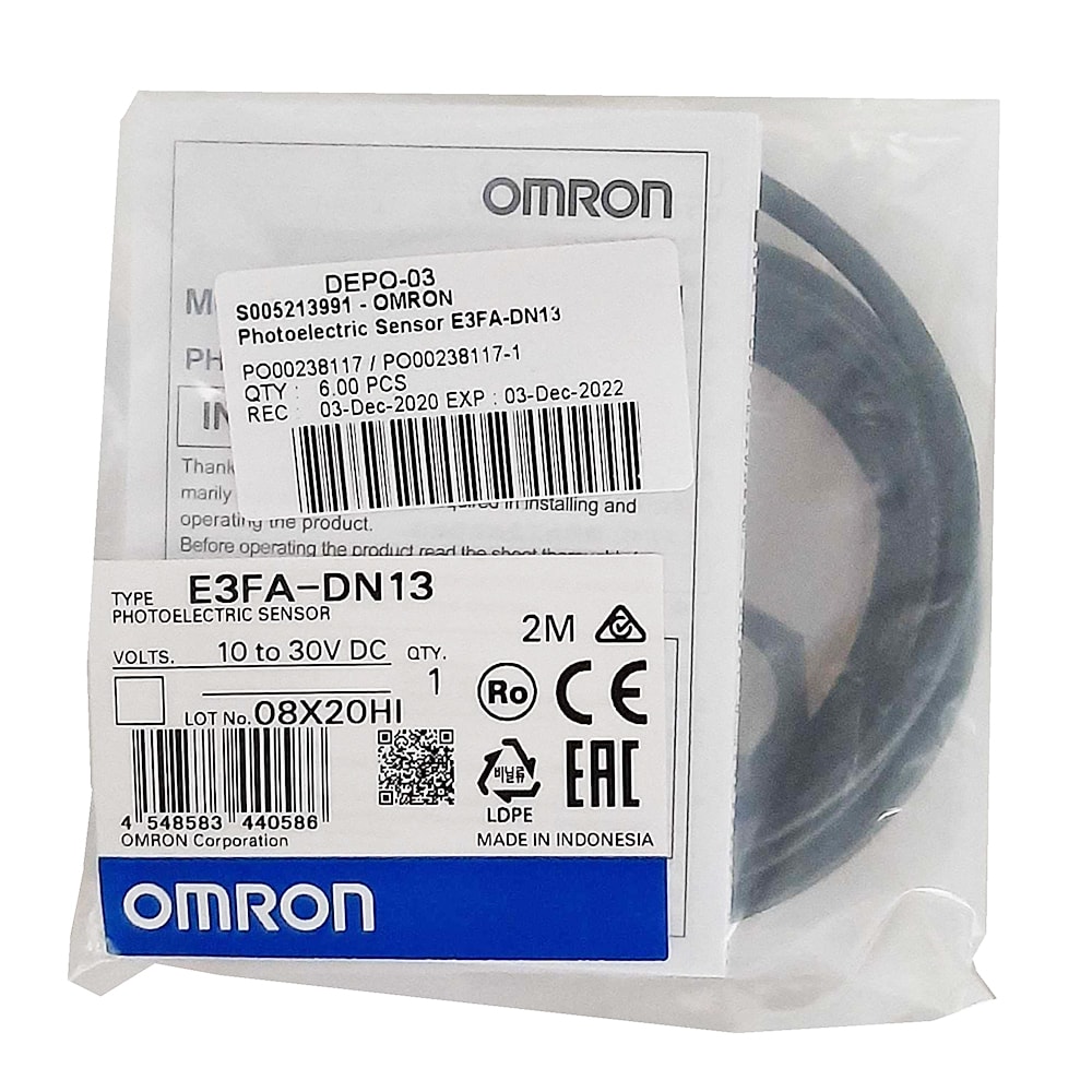 Beli OMRON Photoelectric Sensor E3FA Type E3FA-DN13 2M OMI